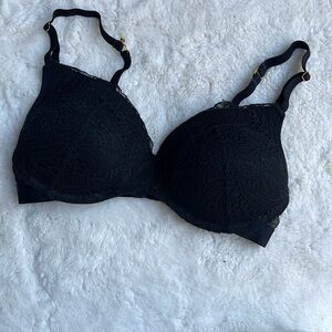 Lively Black Lace Underwire T-Shirt Bra